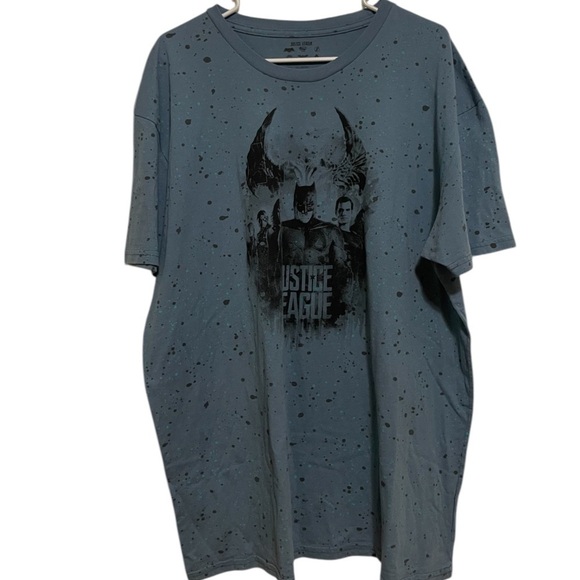 Justice League Blue Short Sleeve Tee Size 2XL - Picture 1 of 4